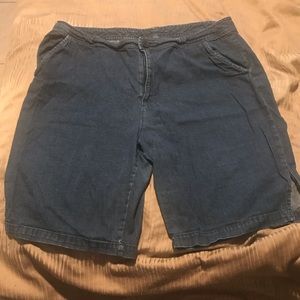Denim shorts